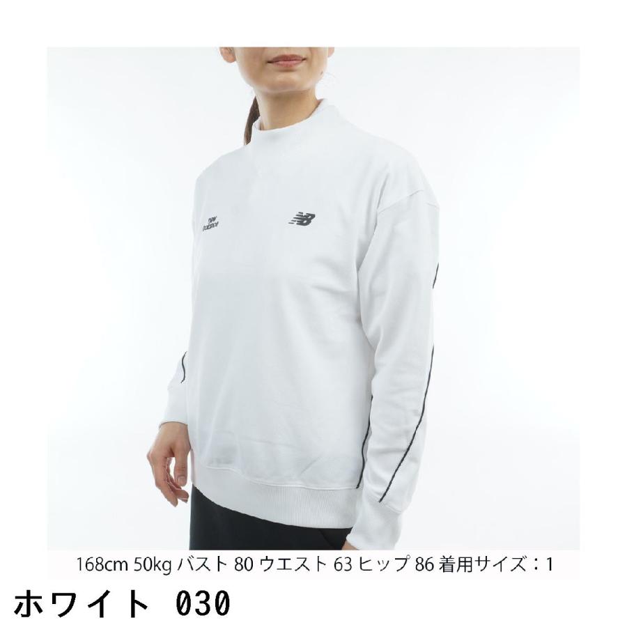 ニューバランス New Balance Golf ストレッチ ダブルピケ スウェットモックネックプルオーバー レディスの画像
