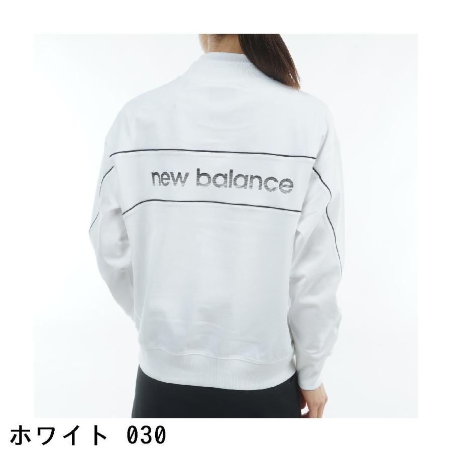 ニューバランス New Balance Golf ストレッチ ダブルピケ スウェットモックネックプルオーバー レディスの画像