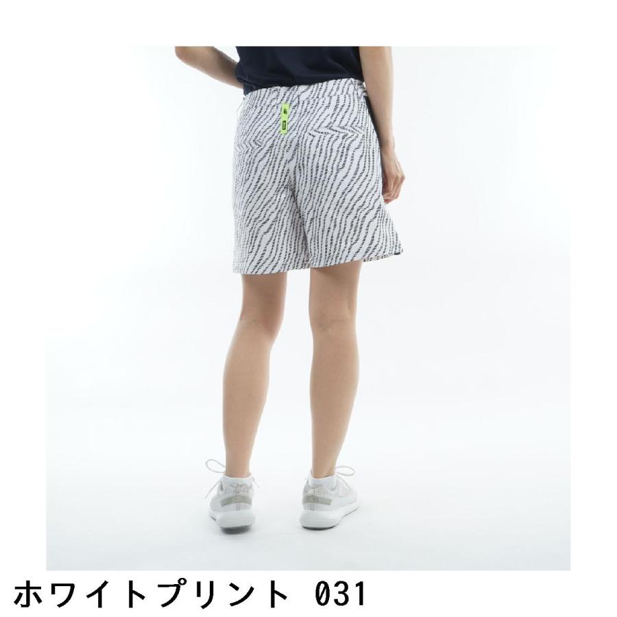 ニューバランス New Balance Golf ストレッチ ソフトシェル ゼブラプリント ラップキュロットスカート レディスの画像