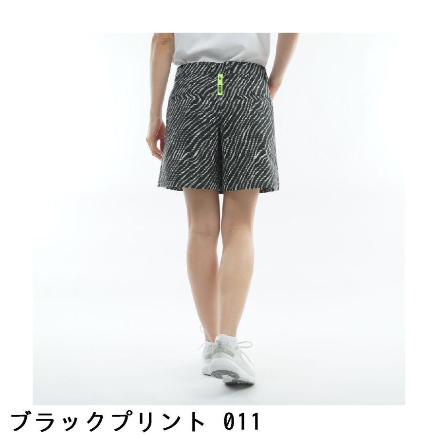 ニューバランス New Balance Golf ストレッチ ソフトシェル ゼブラプリント ラップキュロットスカート レディスの画像