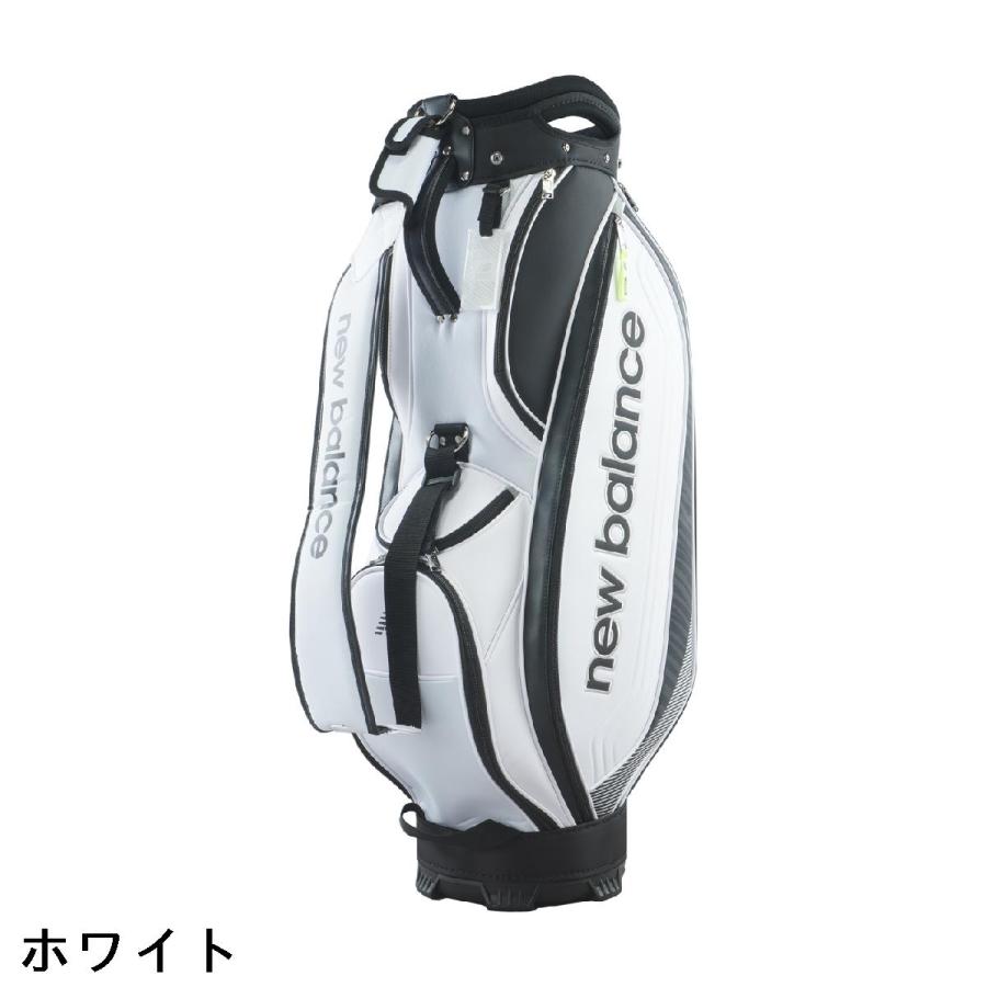 ニューバランス New Balance Golf シンセティックレザー×トーナルゼブラプリント キャディバッグ_2