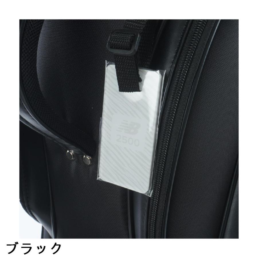 ニューバランス New Balance Golf シンセティックレザー×トーナルゼブラプリント キャディバッグ_5