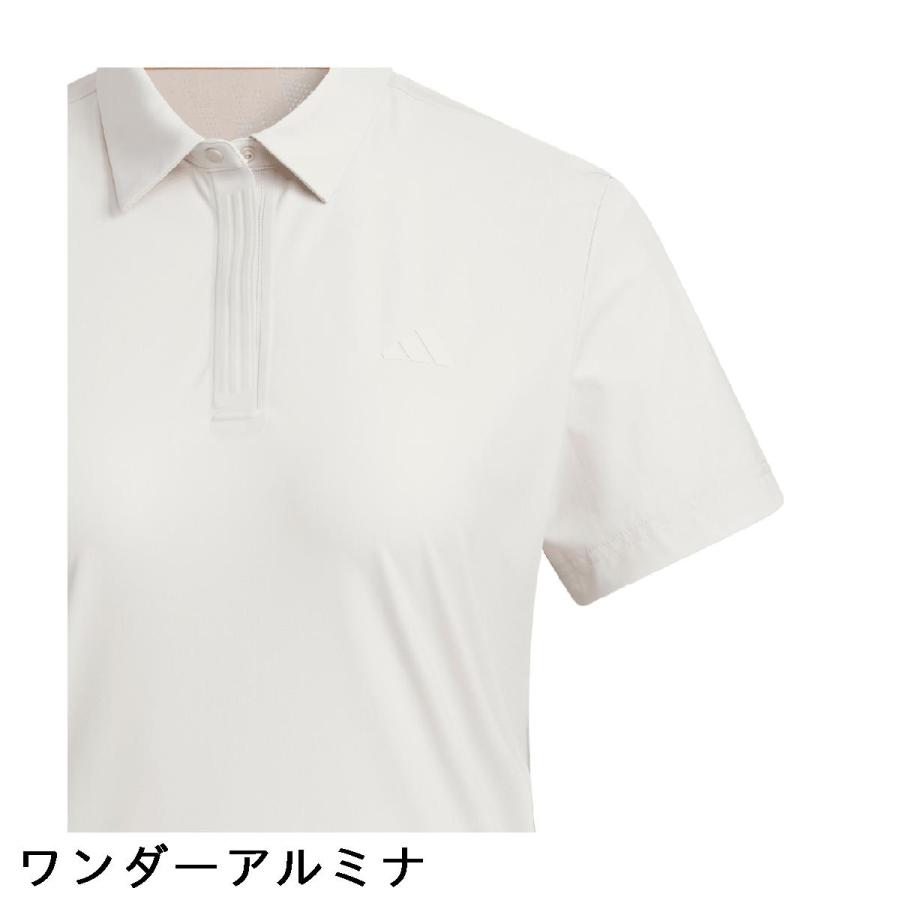 アディダス Adidas ストレッチ クライマクール ベンチレーション 半袖ポロシャツ レディスの画像