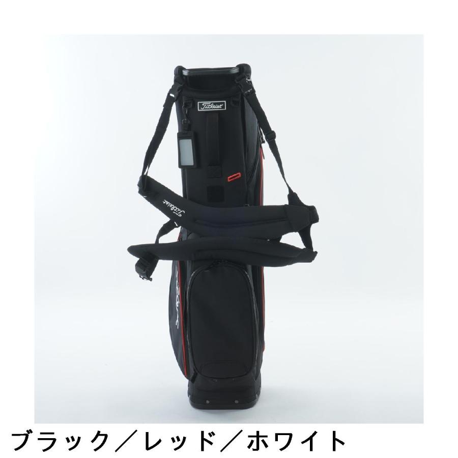 FLX スタンド式キャディバッグ ブラック/レッド Titleist（タイトリスト） プレーヤーズ S4 スタンドキャディバッグ