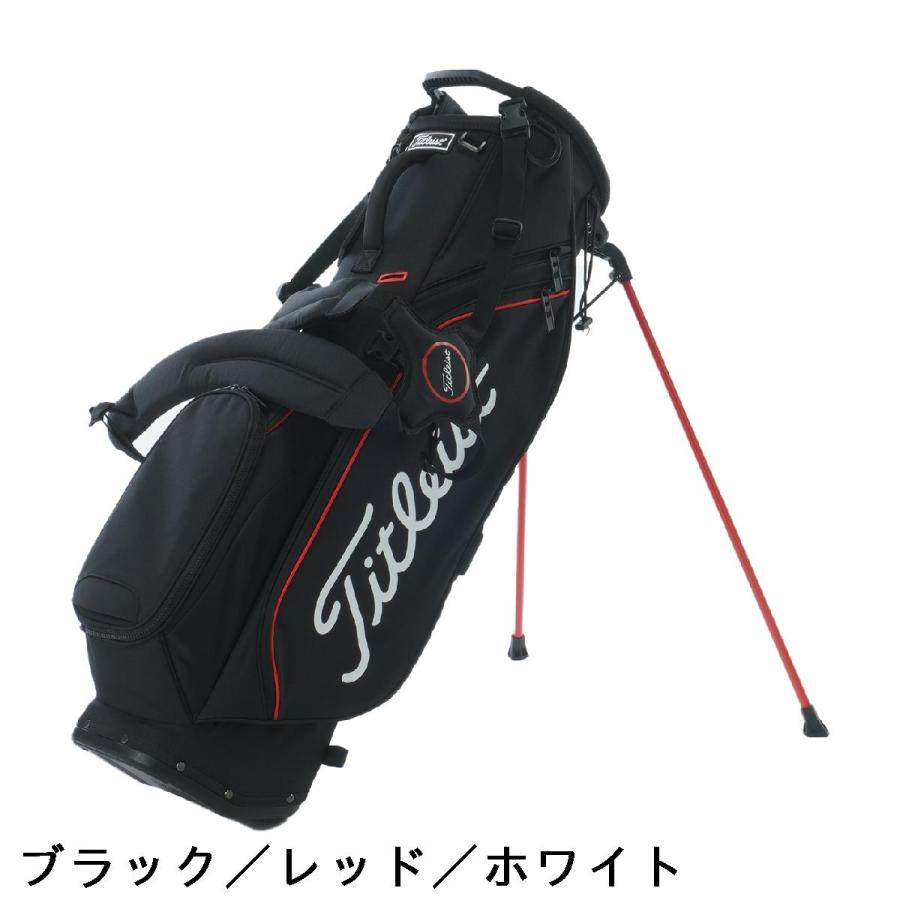 FLX スタンド式キャディバッグ ブラック/レッド Titleist（タイトリスト） プレーヤーズ S4 スタンドキャディバッグ