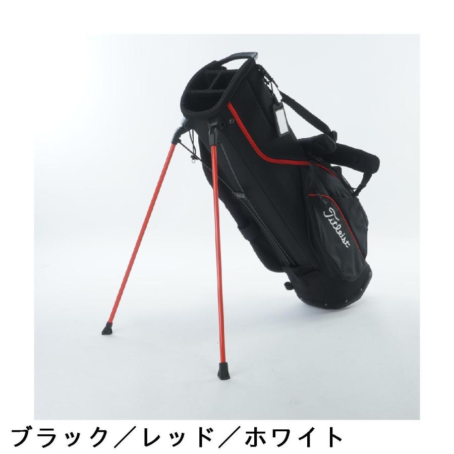 Titleist スタンドキャディバッグ ブラック/レッド Titleist（タイトリスト） スタンドキャディバッグ メンズ レディース