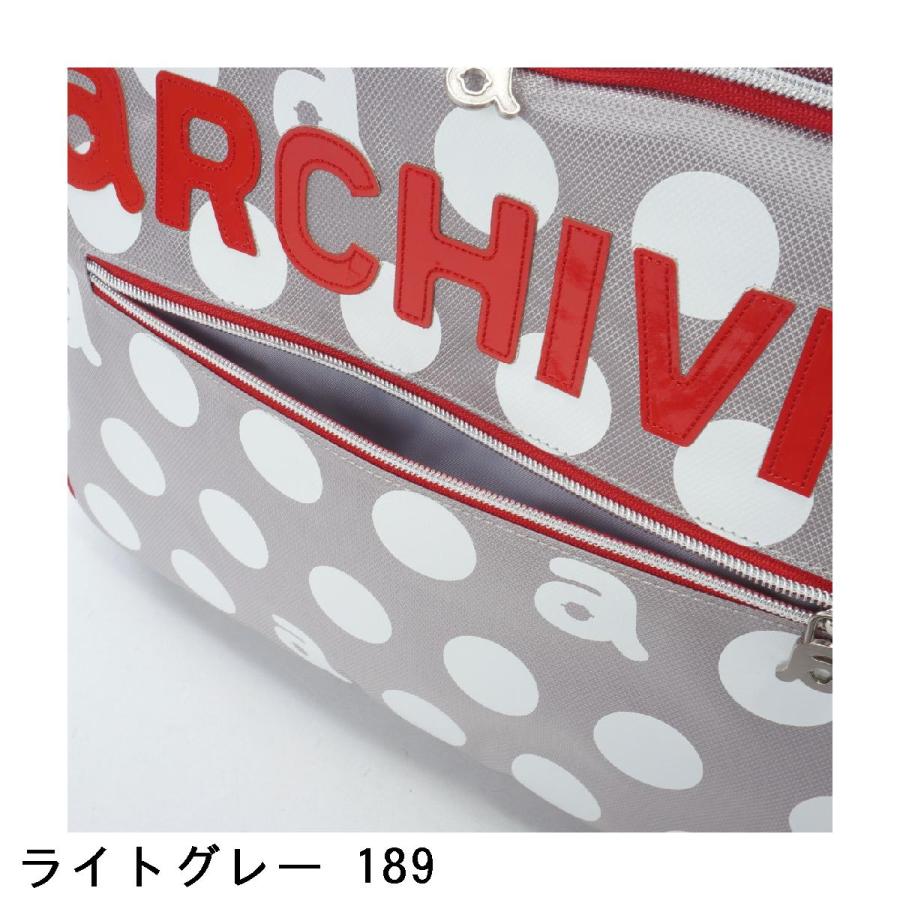 アルチビオ ドット ボストンバッグ archivio ゴルフ aロゴ 水玉 復刻