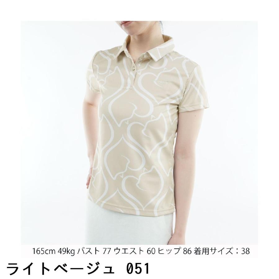 ビバハート VIVA HEART ケディハート半袖ポロシャツ レディスの画像