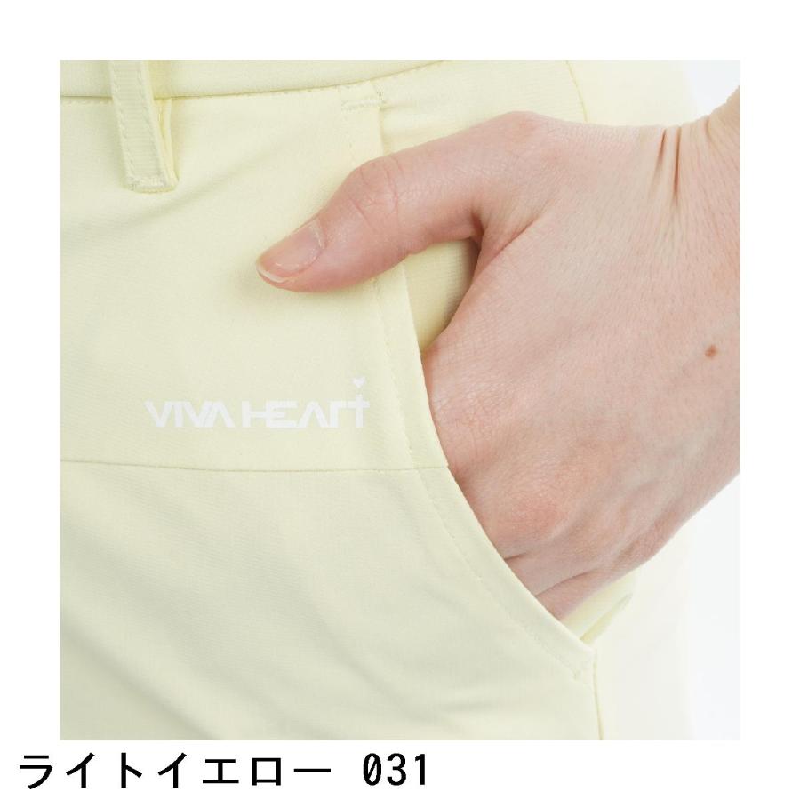 ビバハート VIVA HEART ストレッチ フラッシュロゴロングパンツ レディスの画像