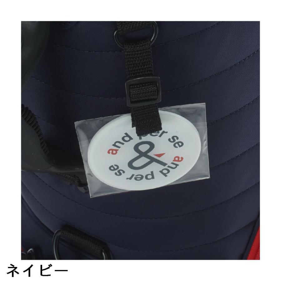 and per se キャディバック　ネイビー and per se（アンパスィ） and per se GDO別注 キャディバッグ : GDO