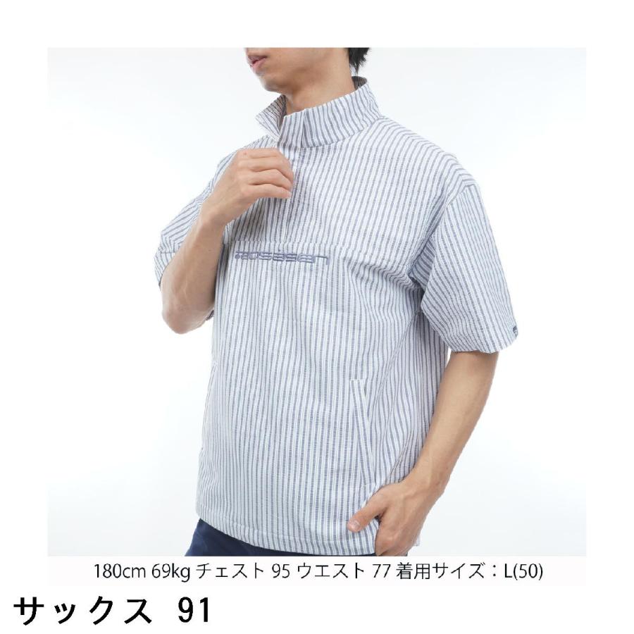 Rosasen（ロサーセン） ストレッチ シアサッカー半袖プルオーバー