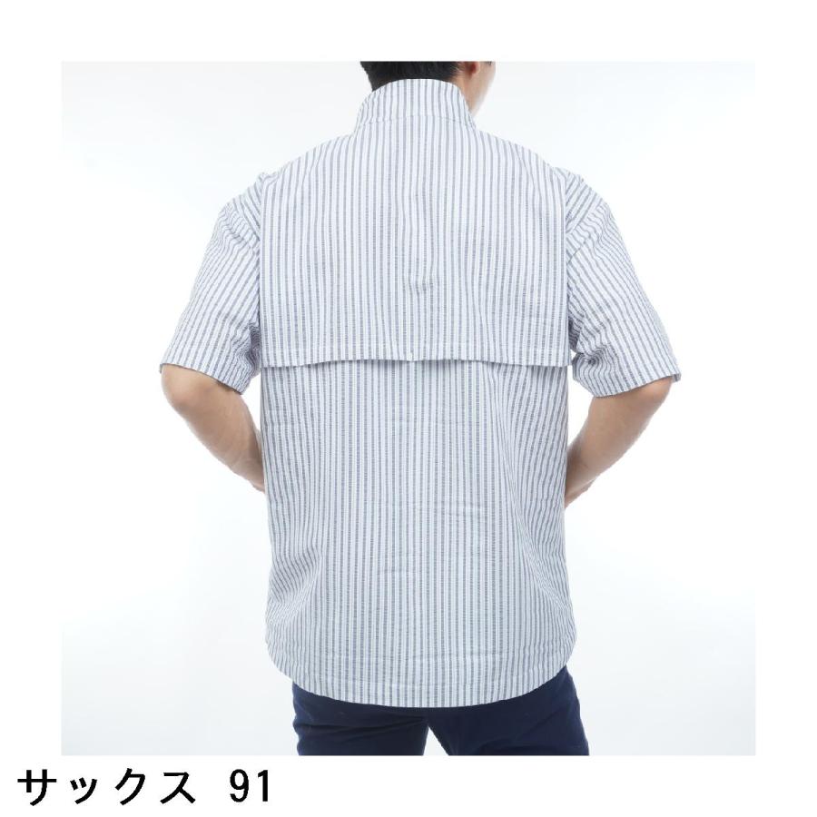 Rosasen（ロサーセン） ストレッチ シアサッカー半袖プルオーバー