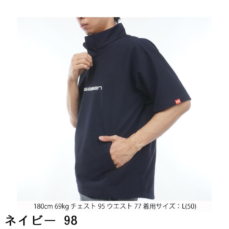 Rosasen（ロサーセン） ストレッチ シアサッカー半袖プルオーバー