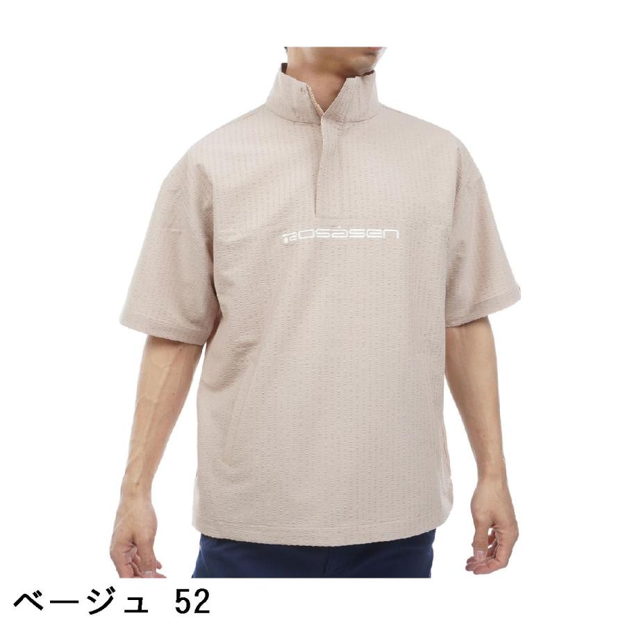 Rosasen（ロサーセン） ストレッチ シアサッカー半袖プルオーバー