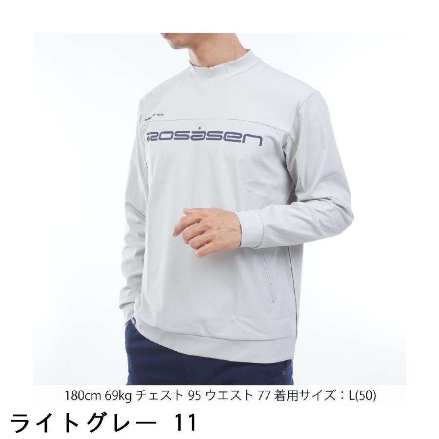 Rosasen - ロサーセン ROSASEN 伸ばすこと 長袖クルーネックシャツ