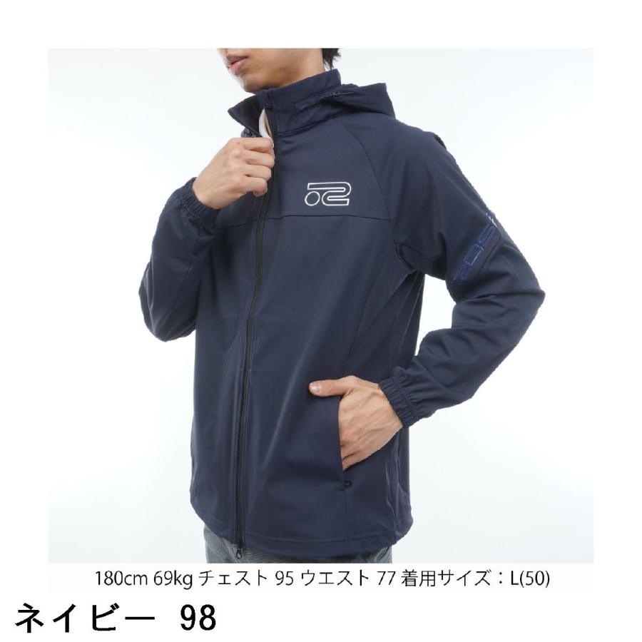 Rosasen（ロサーセン） ストレッチ フード収納フルジップパーカー