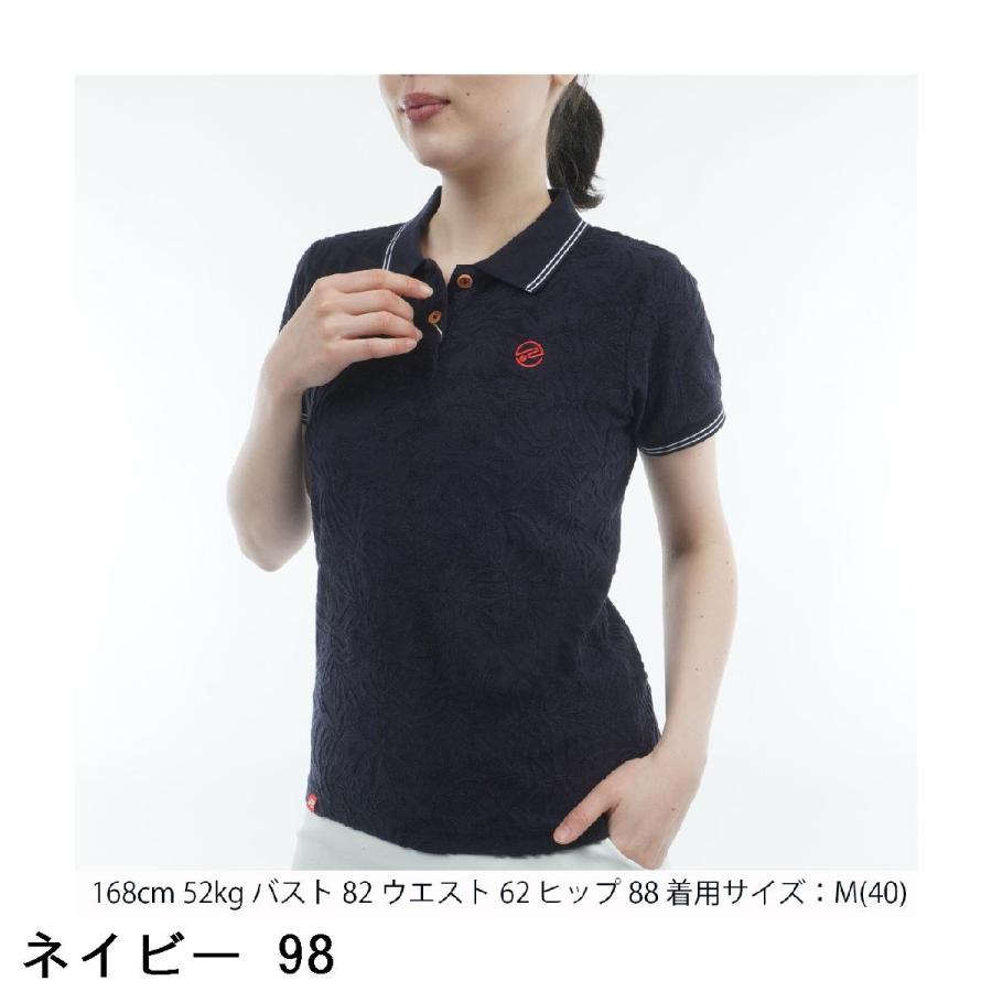 ロサーセン ROSASEN パイルジャカード半袖ポロシャツ レディス_10