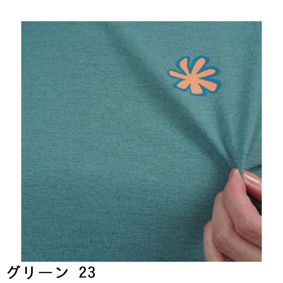 ロサーセン ROSASEN ストレッチ ソロナ キャラクター 半袖モックネックシャツ レディスの画像