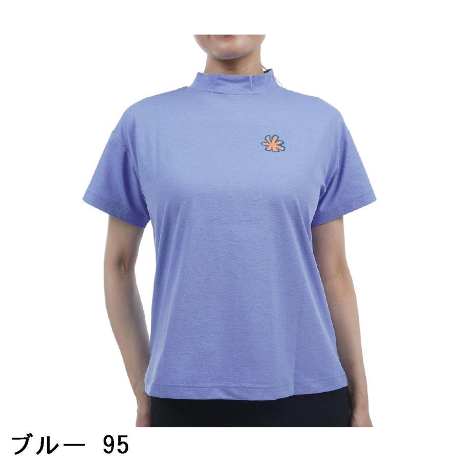 ロサーセン ROSASEN ストレッチ ソロナ キャラクター 半袖モックネックシャツ レディスの画像