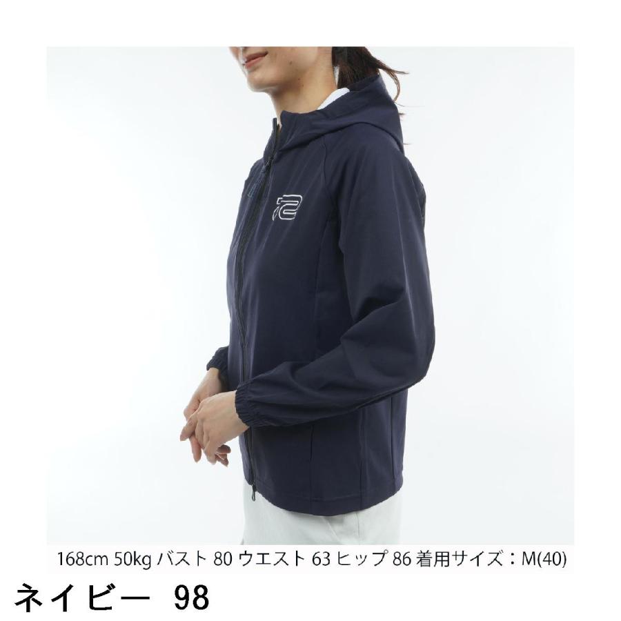 ロサーセン ROSASEN ストレッチ フード収納型フルジップパーカー