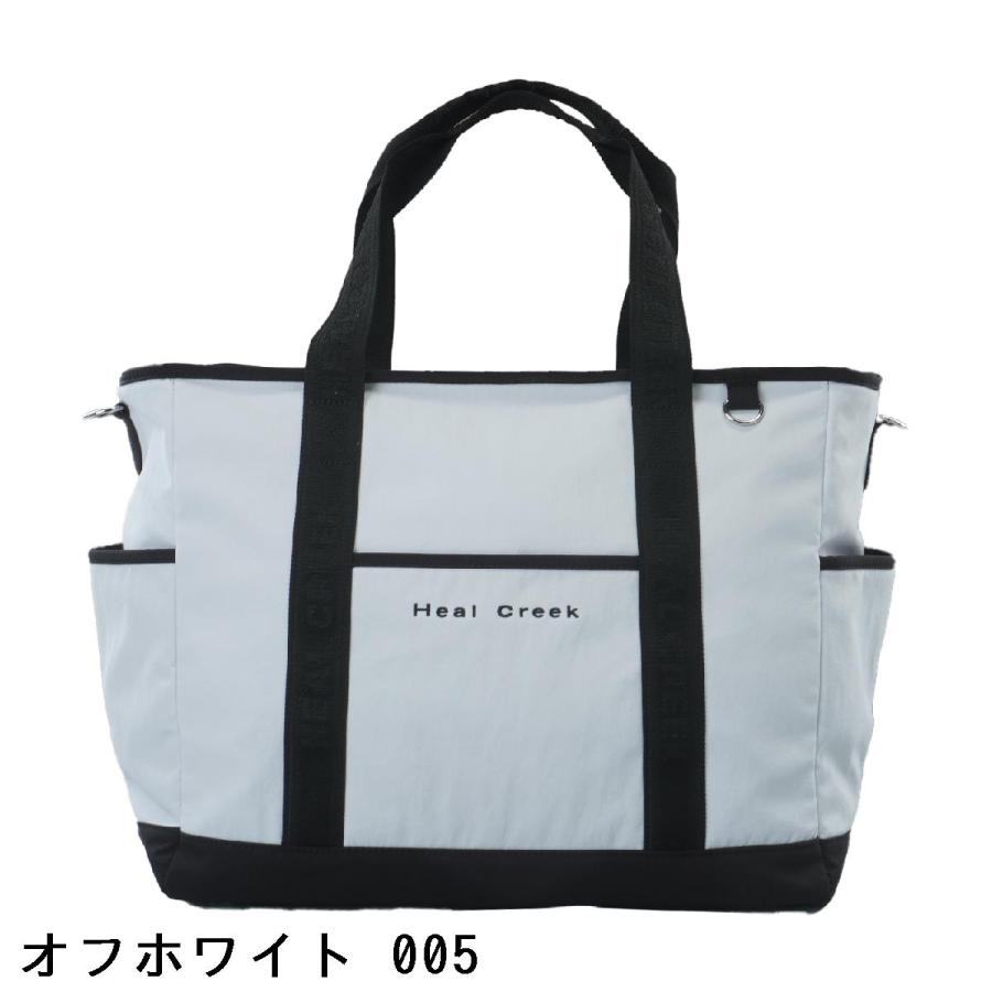 新品未使用！ヒールクリークトートーバック Heal Creek（ヒールクリーク） ポリツイルトートバッグ : GDOゴルフ