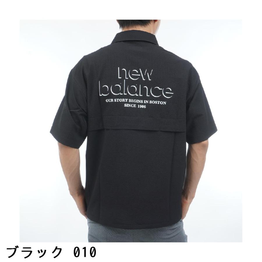 ニューバランス New Balance ストレッチ サッカー ハーフジップ半袖ポロシャツアウター_4