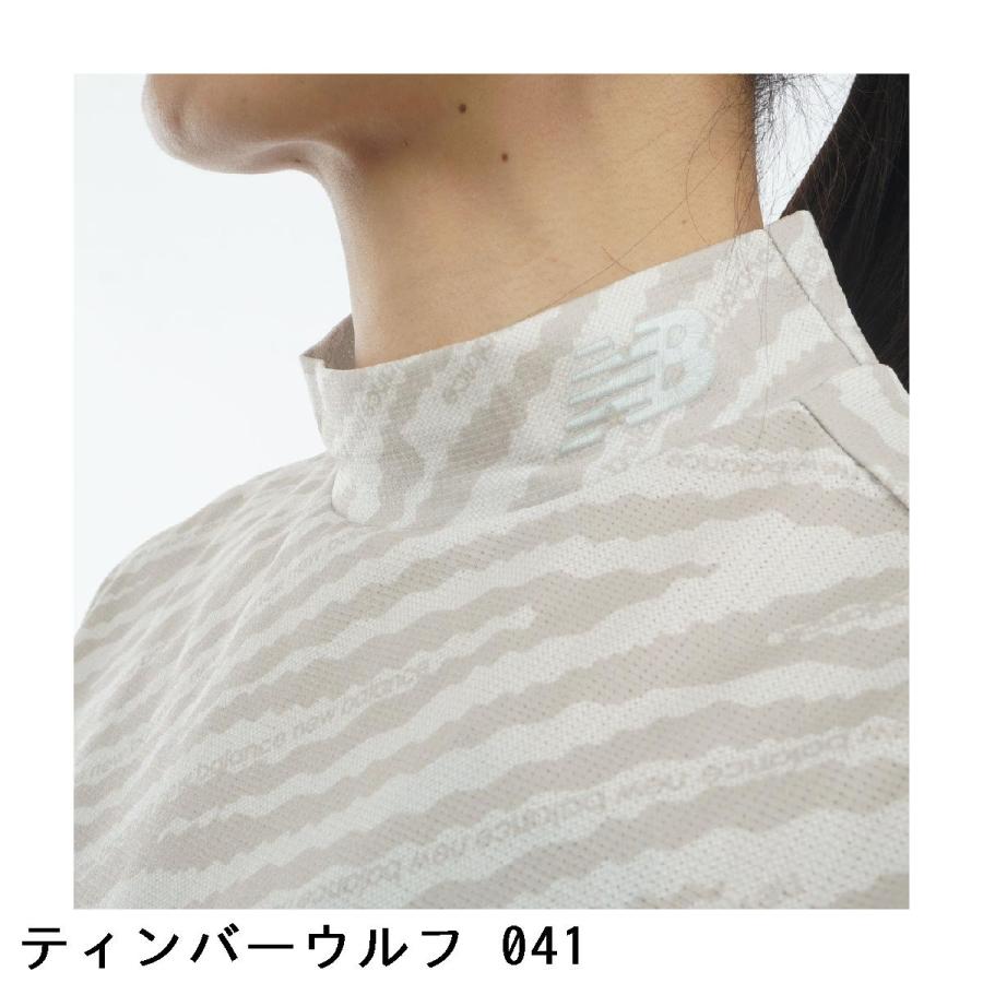 ニューバランス New Balance ストレッチ フルダルダブルフェイス 半袖モックネックワンピース レディス_12