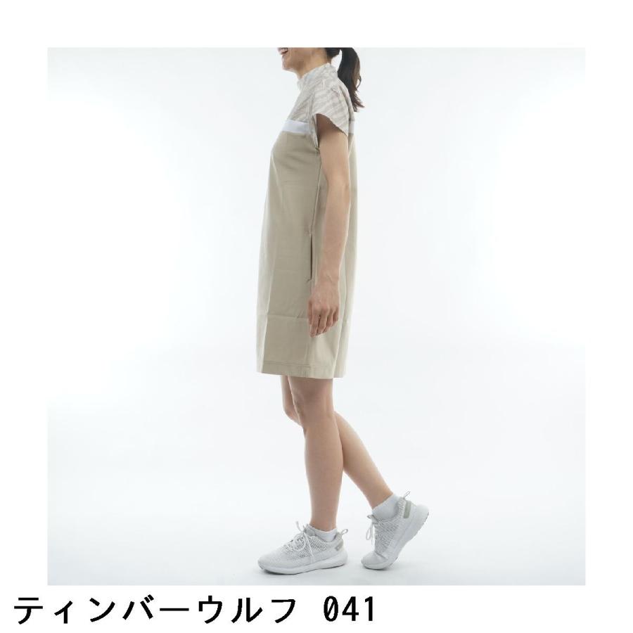 ニューバランス New Balance ストレッチ フルダルダブルフェイス 半袖モックネックワンピース レディス_6