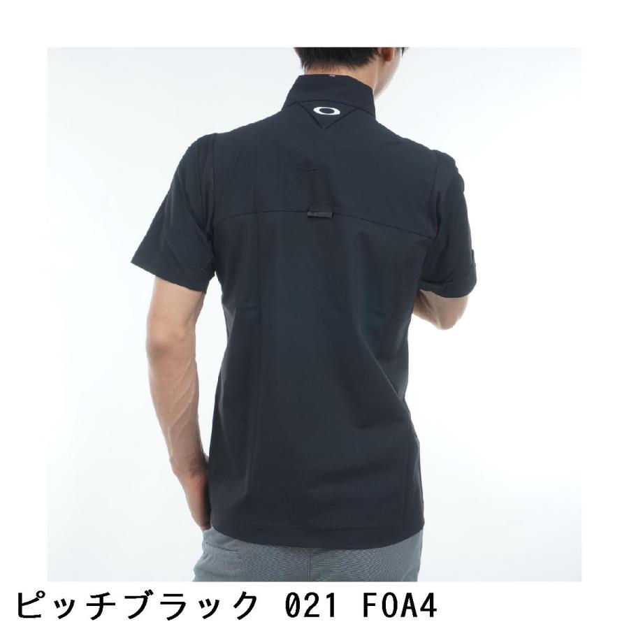 オークリー Skull スカル クール ストレッチ ハイブリッド モックネック半袖シャツ_7