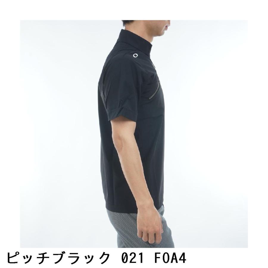 オークリー Skull スカル クール ストレッチ ハイブリッド モックネック半袖シャツ_8