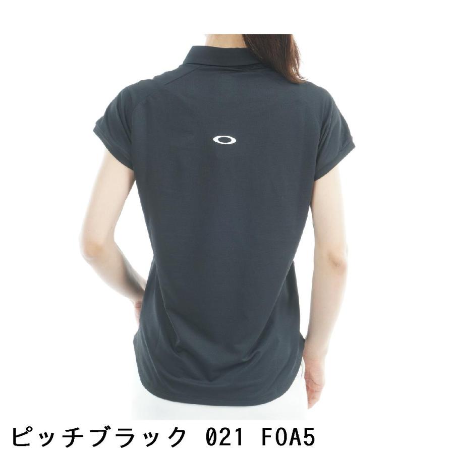 オークリー OAKLEY ELEVATE ストレッチ フレンチスリーブポロシャツ レディスの画像