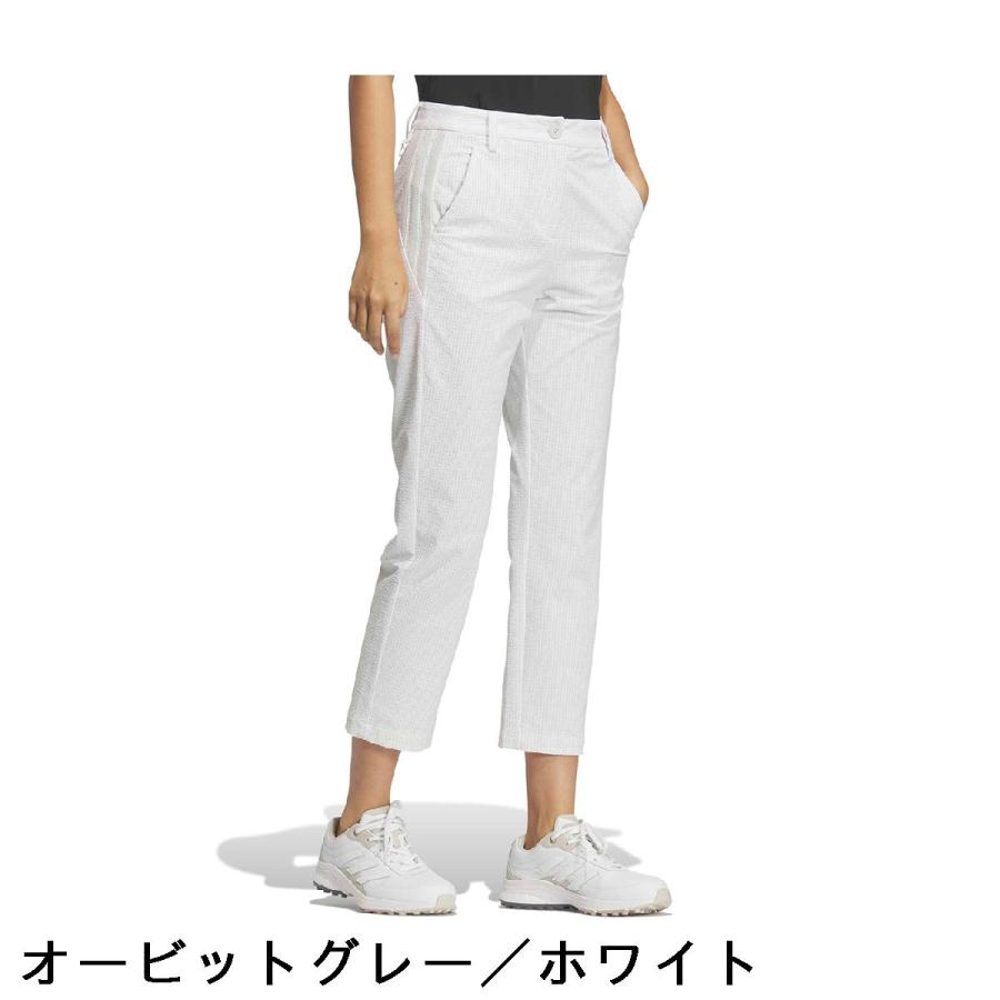 アディダス Adidas EXストレッチ ACTIVE シアサッカー クロップドパンツ レディスの画像