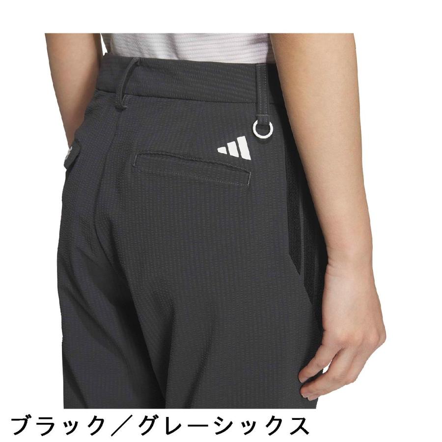 アディダス Adidas EXストレッチ ACTIVE シアサッカー クロップドパンツ レディスの画像
