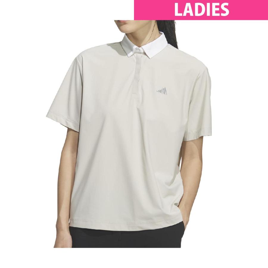 adidas（アディダス） ストレッチ 半袖ポロシャツ レディス : GDO