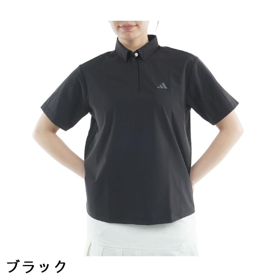 アディダスゴルフ★ブラック★薄手ストレッチ★ポロシャツ【レディース サイズS】 adidas（アディダス） ストレッチ 半袖ポロシャツ レディス : GDO