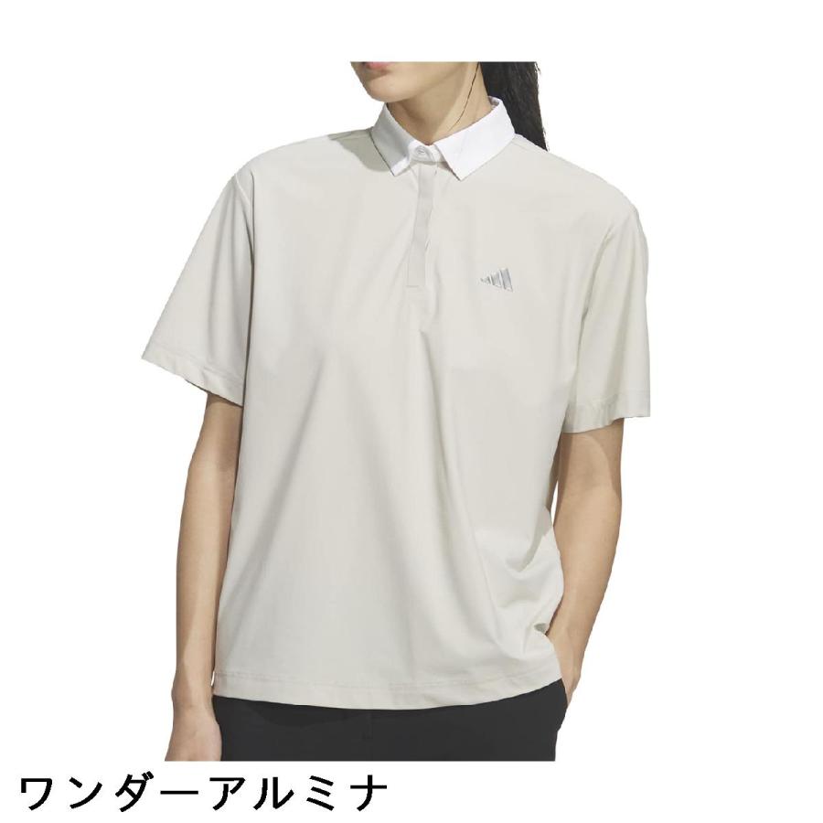 adidas（アディダス） ストレッチ 半袖ポロシャツ レディス : GDO