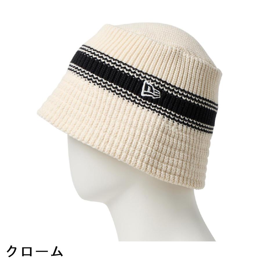 NEW ERA（ニューエラ） NEW ERA VS ストライプ ニットバケットハット