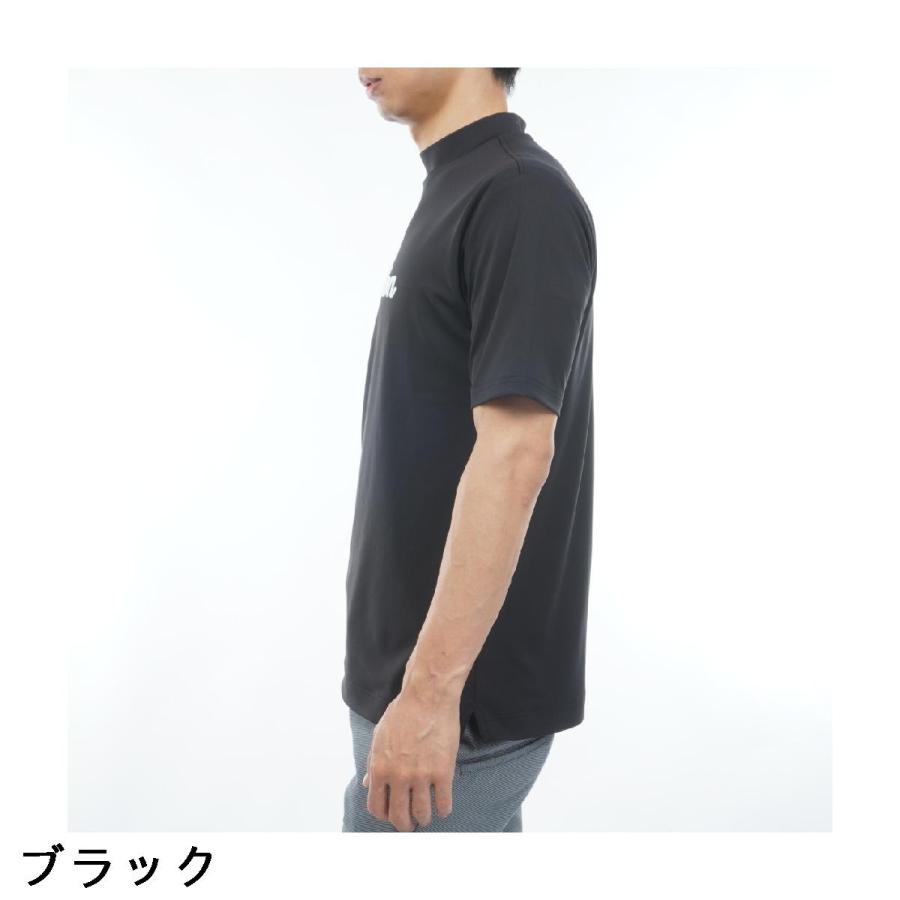 レザレクション Resurrection シリコンロゴ モックネック半袖シャツ