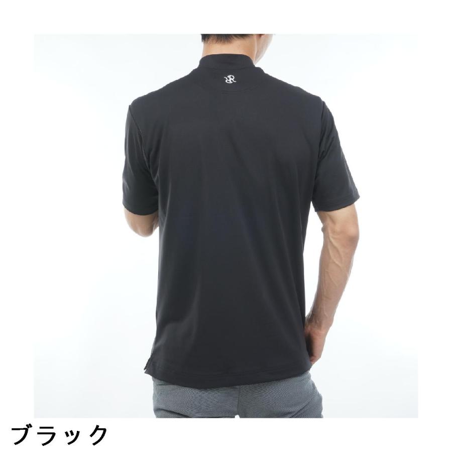 レザレクション Resurrection シリコンロゴ モックネック半袖シャツ