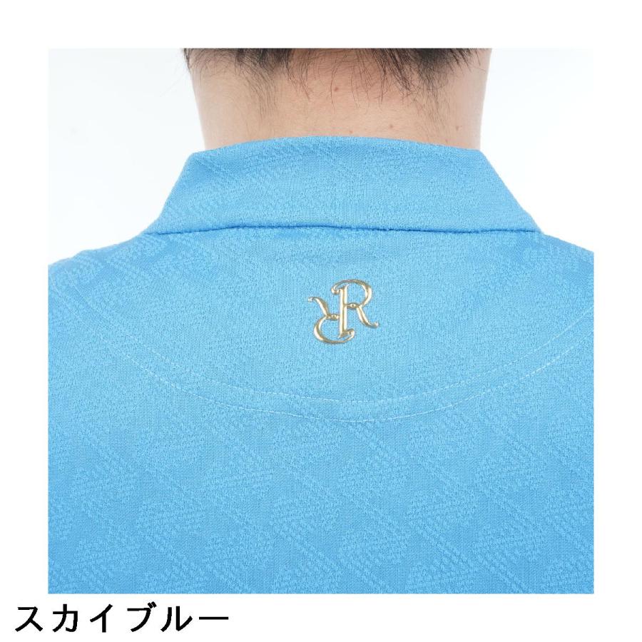 レザレクション Resurrection ジャカード ハーフジップ半袖シャツ