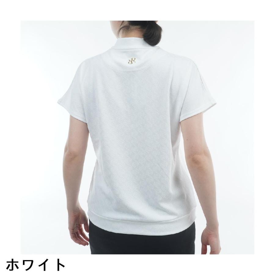 レザレクション Resurrection ジャカード ハーフジップ半袖シャツ
