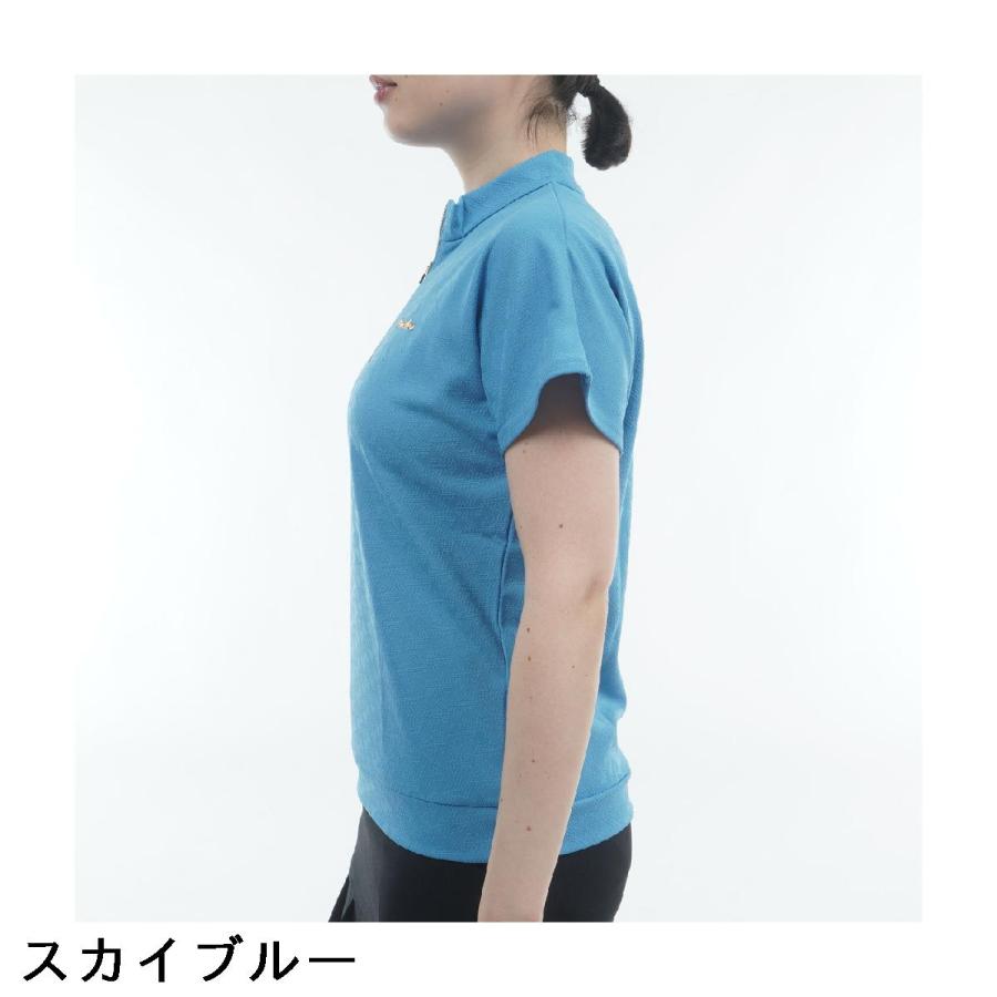 レザレクション Resurrection ジャカード ハーフジップ半袖シャツ