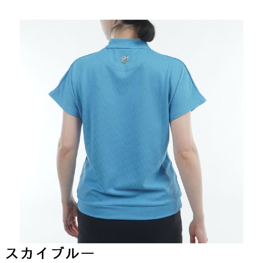 レザレクション Resurrection ジャカード ハーフジップ半袖シャツ