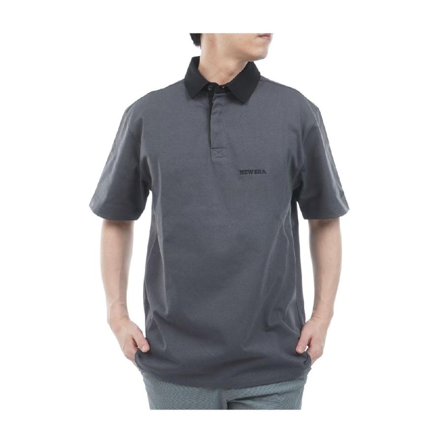 NEW ERA（ニューエラ） NEW ERA GOLF GF 261 半袖ラグビーポロシャツ