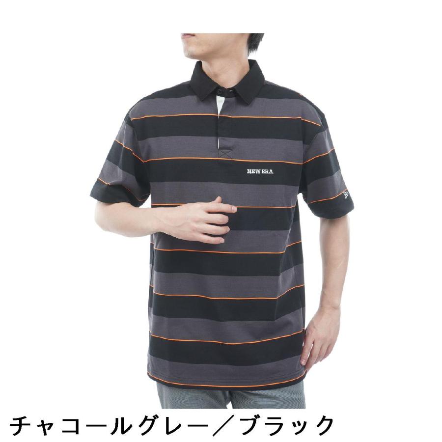 NEW ERA（ニューエラ） NEW ERA GOLF GF 261 半袖ラグビーポロシャツ
