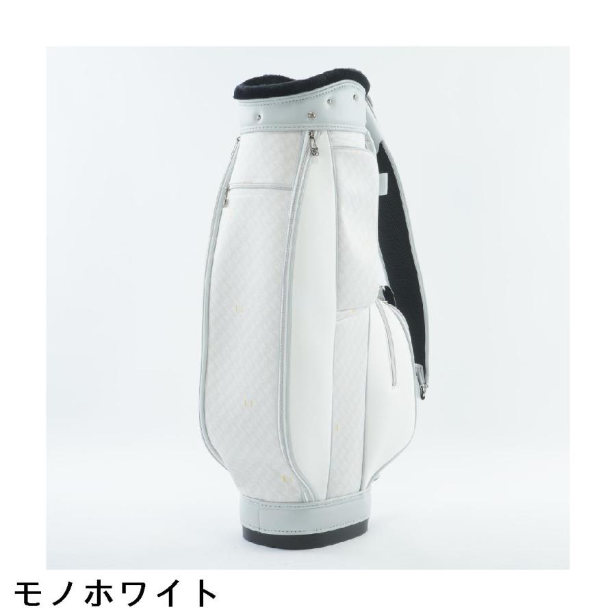 【美品】レザレクション　ラリーナ　キャディバッグ　ホワイト レザレクション Resurrection ラリーナ キャディバッグ : GDOゴルフ