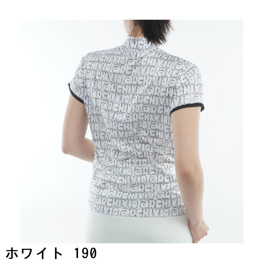 archivio - タグ付き未使用✨ archivio ハイネックプルオーバー UVケア 吸汗速乾 archivio（アルチビオ） archivio UV速乾 総ロゴ 半袖ハイネックプル