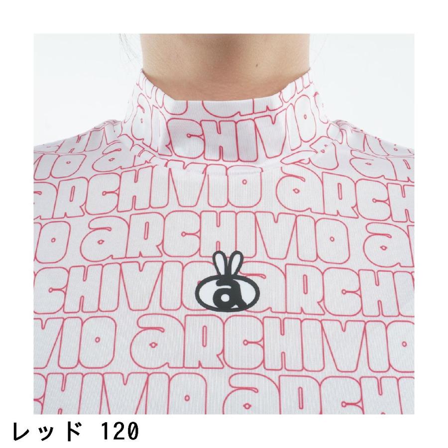 archivio（アルチビオ） archivio UV速乾 総ロゴ 半袖ハイネックプル