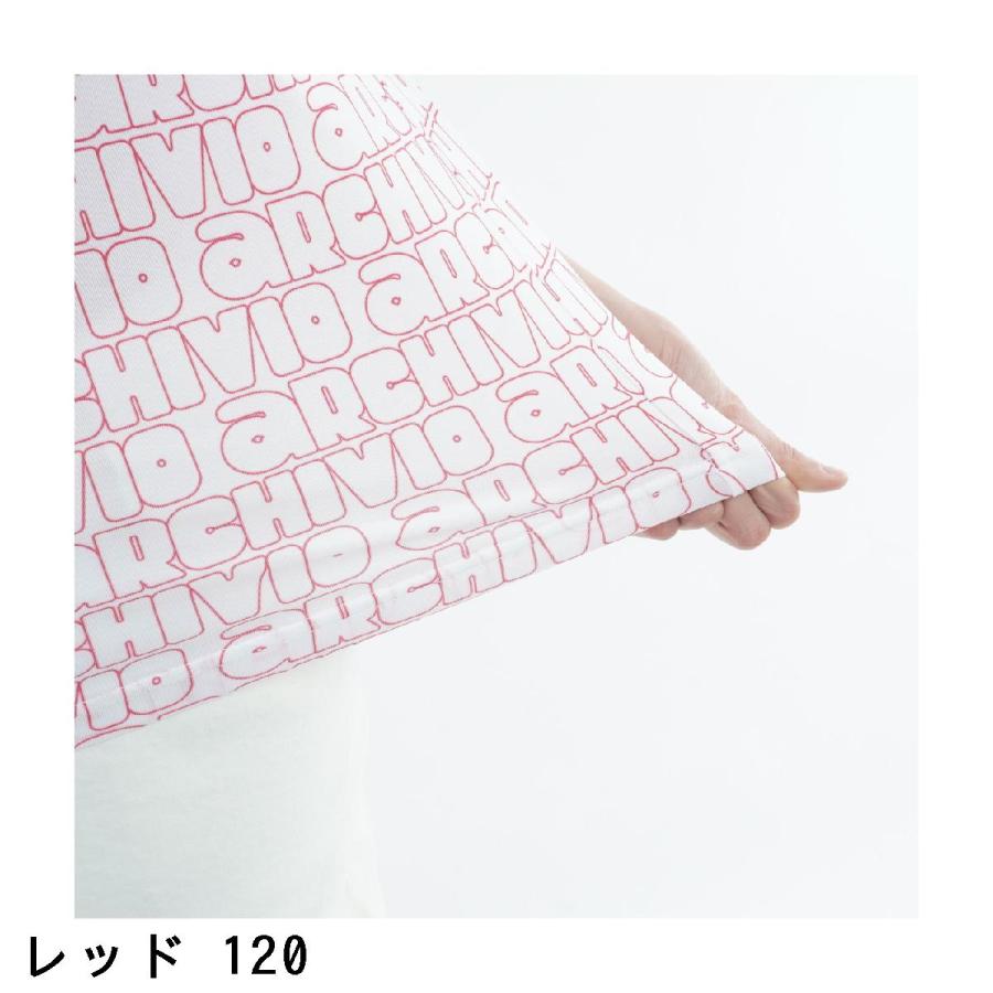 archivio（アルチビオ） archivio UV速乾 総ロゴ 半袖ハイネックプル