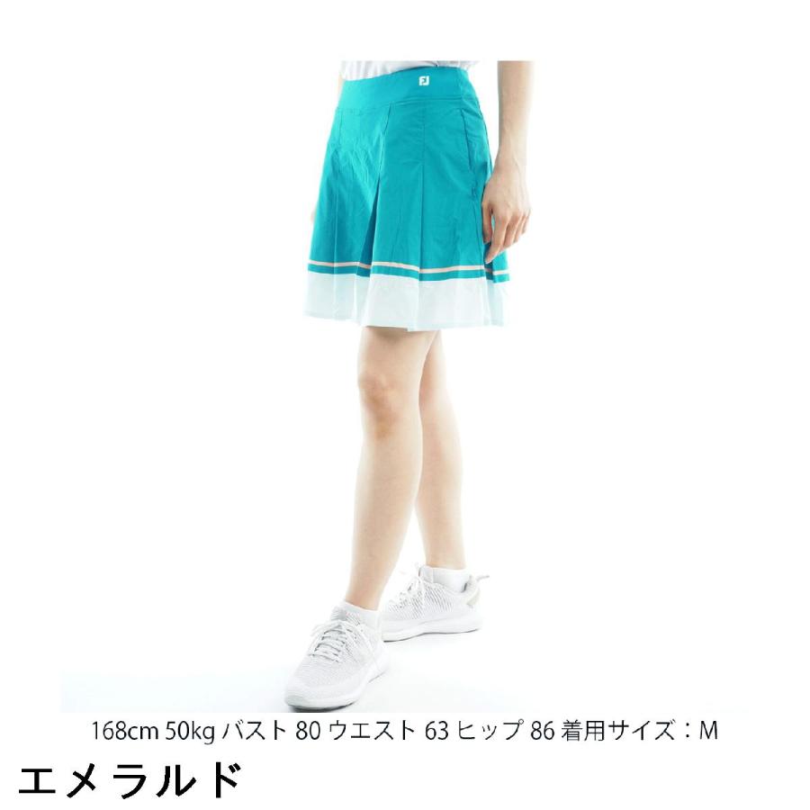 フットジョイ Foot Joy カラーブロック LtWt ストレッチプリーツスカート レディス_10
